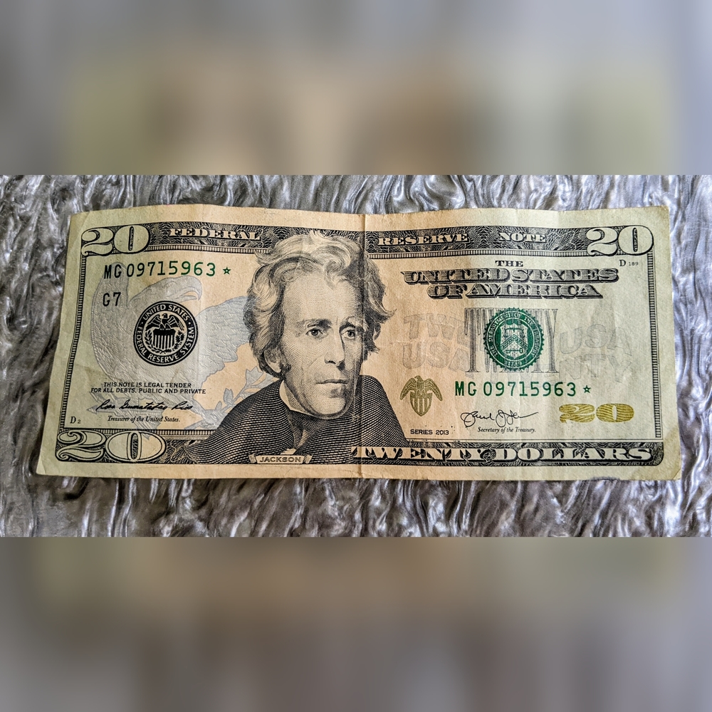 $20 Dollar Star Note Bill (2013)